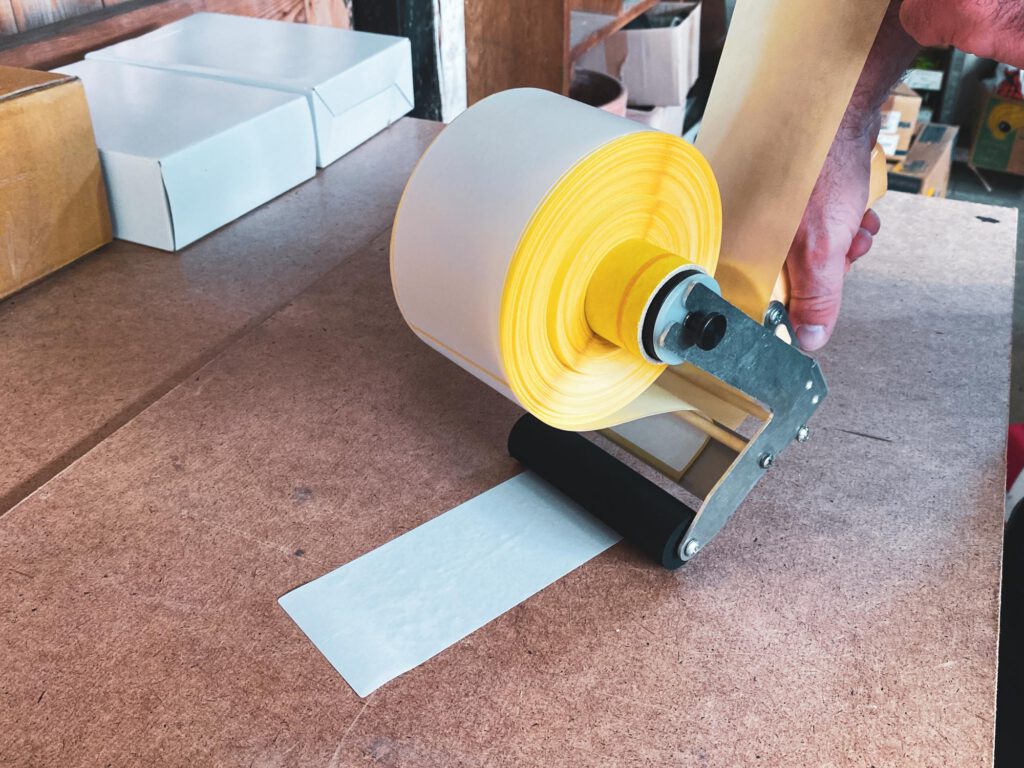 A-Tec Etikettierloesungen Etikettiertechnik PS11 Handetiekttierer